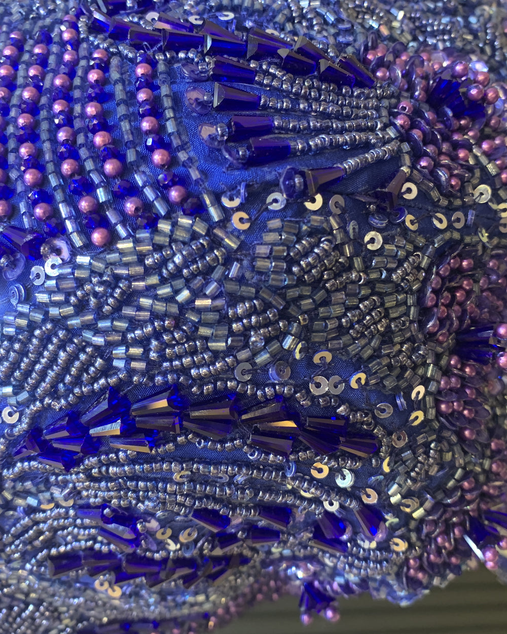 Neelambari Royal Blue Beadwork Lehenga Set