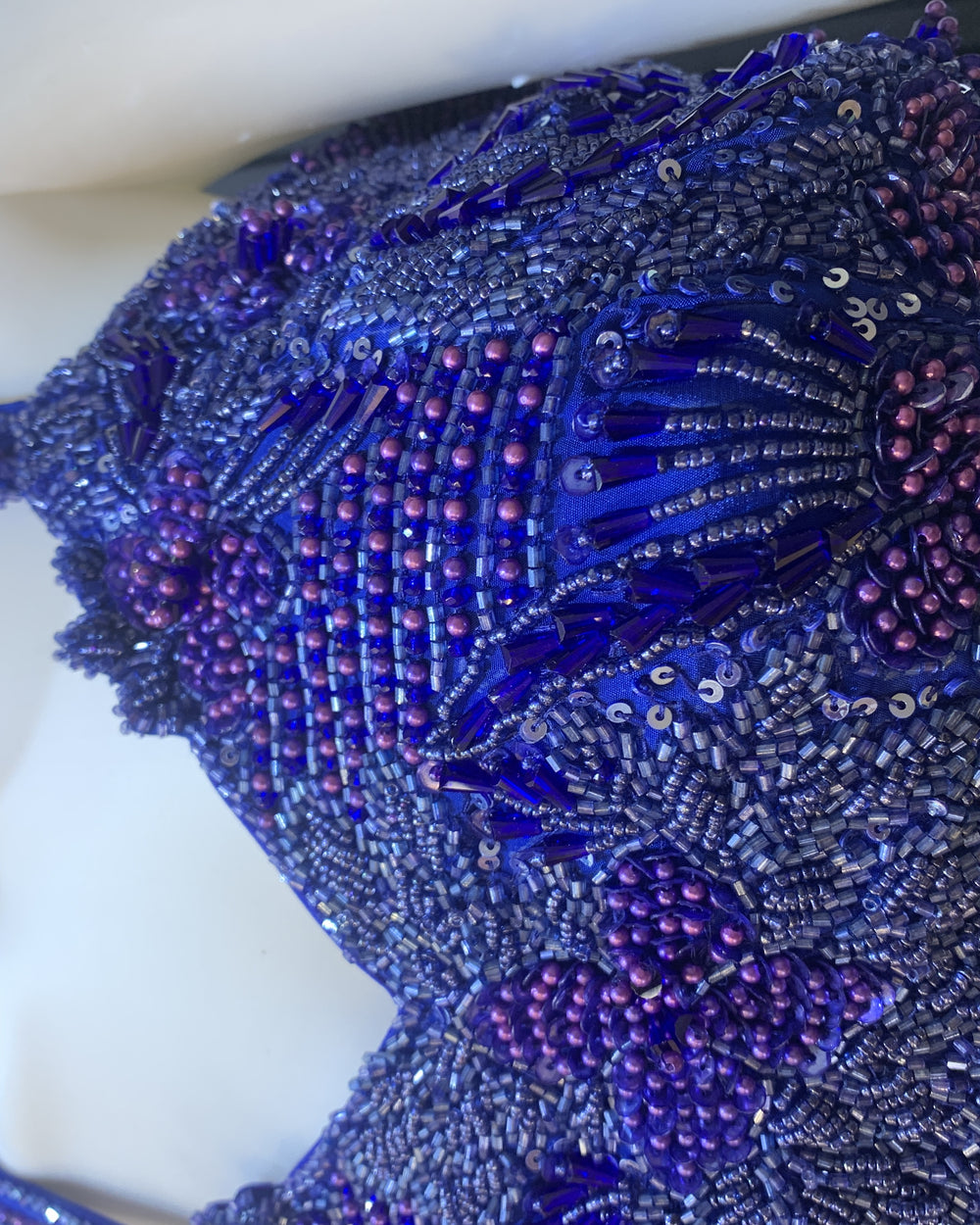 Neelambari Royal Blue Beadwork Lehenga Set