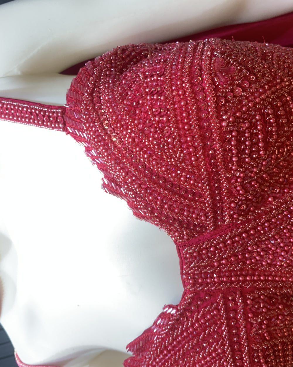 Gulaal Hot Pink Beaded Dhoti Set